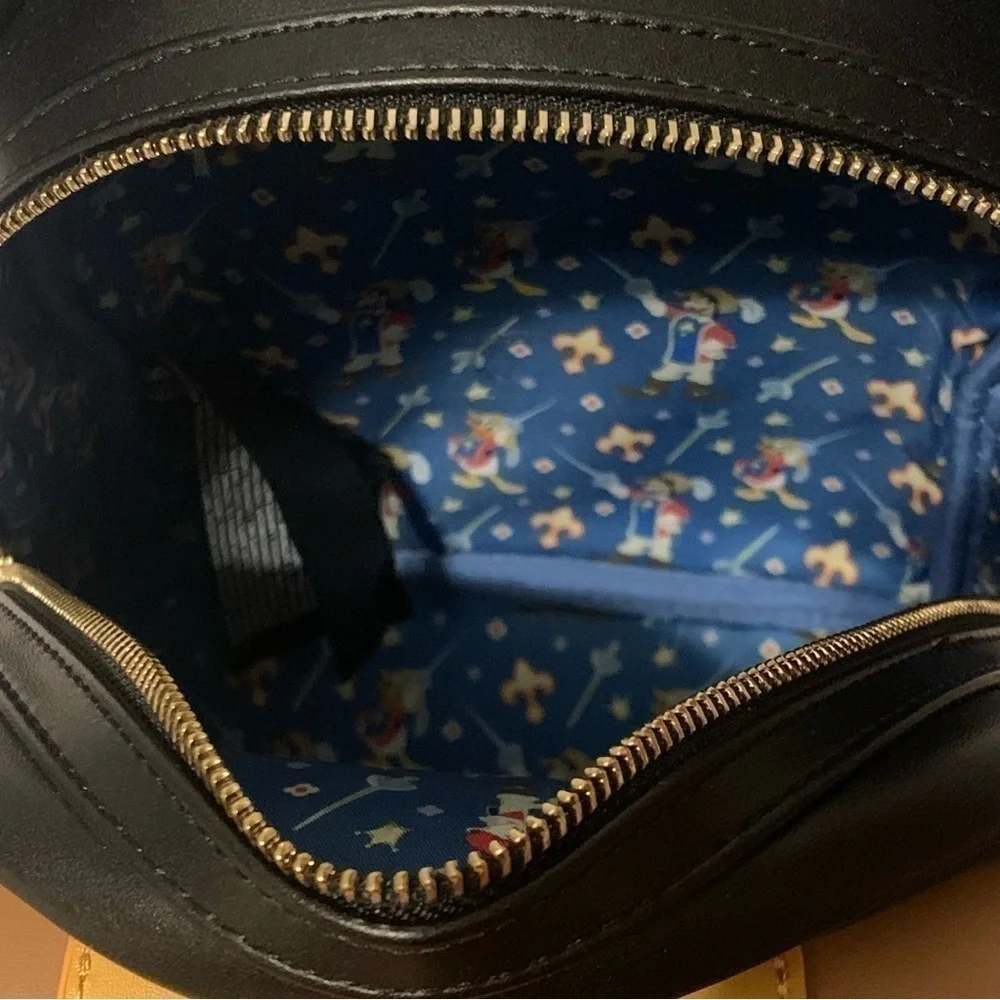 NWT. LOUNGEFLY x DISNEY Three Musketeers Mickey Mouse Backpack
